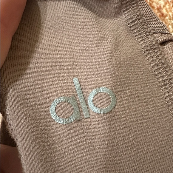 Alo yoga High-Waist Moto Legging smoky quartz rose gold size small W5494R - Picture 6 of 10